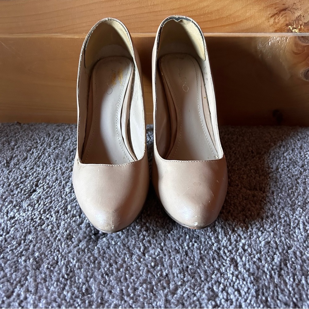 Aldo Beige Women's Heels